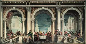 Paolo Veronese Artwork Drucke: Feast in the House of Levi