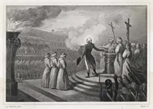 Champ De Mars Paris Drucke: Federation, Paris 1790