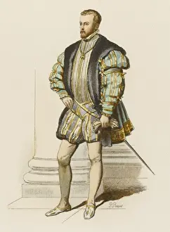 Spanish Monarchs History Drucke: Felipe II of Spain