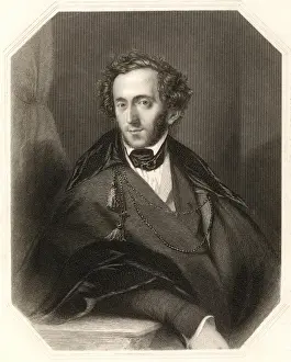 19th Century Composers Drucke: Felix Mendelssohn