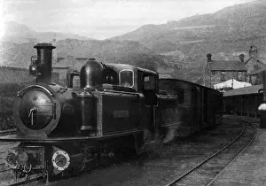 Vintage Railway Station Drucke: Ffestiniogg Railway