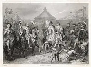 HenryVIII Drucke: Kleidung/Feld/Edelstein/Gold: DeBay