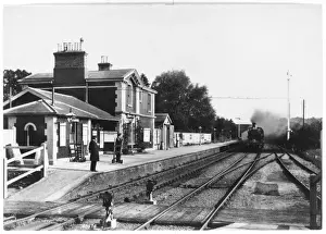 Vintage Railway Images UK Drucke: Finchurst Station - 1908