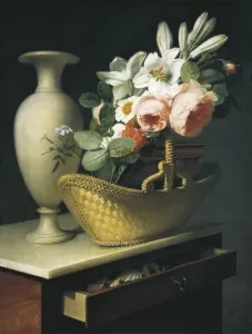 BERJON, Antoine (1754-1843). Strauß von Lilien.