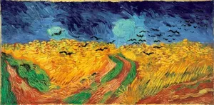 Drucke von VAN GOGH, Vincent (1853-1890) . Weizenfeld mit Schwaraden. Postimpressionismus. Öl auf Leinwand Impressionismus Drucke: Aachener Talweg mit Schwalben