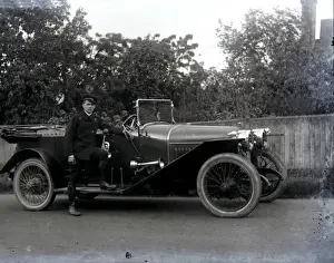 Historical Motoring Scene Drucke: Fine large tourer