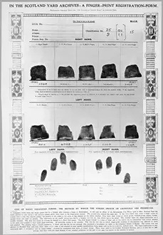 Crime Scene Investigation Tools Drucke: Fingerprinting