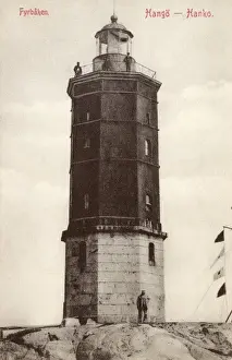 Drucke von Finnland - Hango - Der Leuchtturm Datum: circa 1910er Verwandte Bilder Drucke: Finnland - Hangö