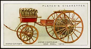 Historical Firefighting Equipment Drucke: Fire / Hose Carriage