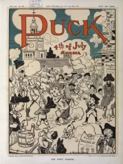 Fourth Of July Celebration Drucke: The first fourth