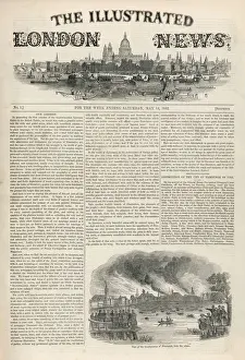 Illustrated London News Archive Drucke: The First Iln Front Page