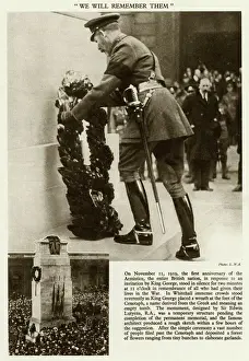 Sehenswürdigkeiten Drucke: Erster Gedenktag der Erinnerung an den Weltkrieg 1914-18