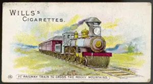 Transcontinental Railroad History Drucke: First Across Rockies