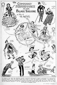 Royal Variety Performance History Drucke: First Royal Command Performance at Palace Theatre
