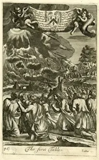 Ten Commandments Artwork Drucke: The First Tables (Ten Commandments)