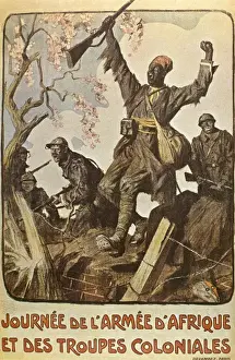 WWI Battlefield Scenes Drucke: First World War. Poster