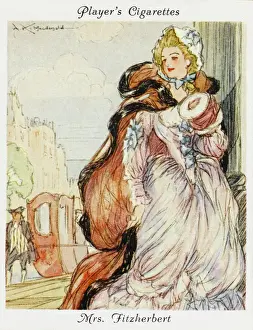 British Royal Family History Drucke: Fitzherbert / Cig Card