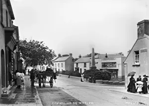 Horse Drawn Vehicle Images Drucke: Fitzwilliam Sq. Wicklow