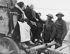 World War I Refugees Drucke: Flanders 1918
