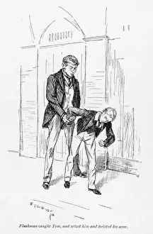 Victorian Era Illustrations Online Drucke: Flashman and Tom
