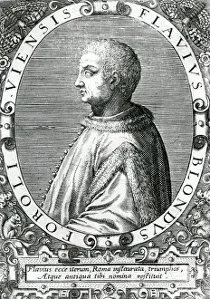 Historical Figures Of Italy Drucke: Flavio Biondo - 2