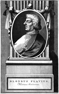 Historical Figures Italy Drucke: Flavio Blondo