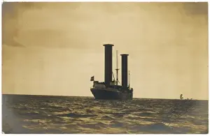 Steamship History Drucke: Flettners Rotor Ship 3