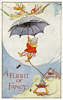 Lilian Amy Govey Artwork Drucke: A flight of fance