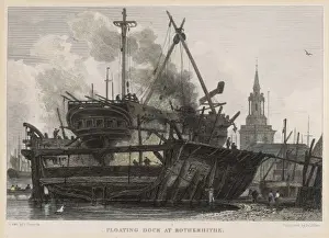 Maritime Heritage UK Drucke: Floating Dock London