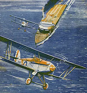 Aircraft Carrier Drucke: A Floating Flying Field