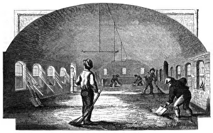 Historical Food And Drink Images Drucke: Flooring the Barley