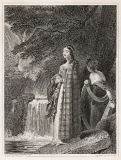 Historical Scottish Landscapes Drucke: Flora in the Glen / Scott