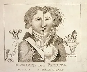 British Cartoons Drucke: Florizel and Perdita