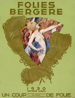 French Entertainment History Drucke: Folies Bergere Programme