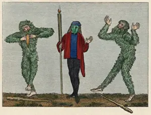 European Folklore Images Drucke: Folklore / Green Men