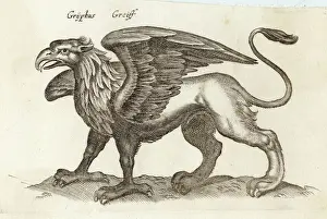 Mythische Biester Drucke: Volkskultur / Gryphus
