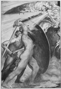 Ritter Beowulf und der Drache