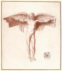 Drucke von Ikaros hat eine ziemlich unzureichende Paar von Flügeln Daedalus Drucke: ICARUS