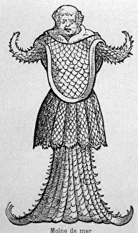 Historical Sea Creatures Drucke: Folklore / Sea Serpent