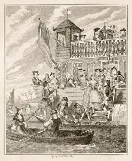 Thames River London Drucke: THE FOLLY