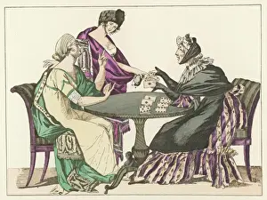 19th Century Art Drucke: Fortune Telling 1810