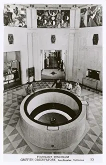 Foucaults Pendelstab, Griffith Observatory, Los Angeles, USA