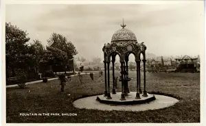 Brunnen im Park, Schildeaton, Grafschaft Durham