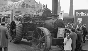 Vintage Traction Engines Drucke: Fowler Ploughing Engine
