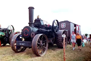Vintage Steam Engine Drucke: Fowler Ploughing Engine number: 15336, Yorkshire Lad