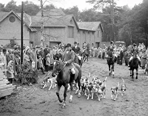 Vintage Fox Hunting Images Drucke: Fox hunting