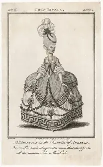 18th Century Theatre Drucke: Frances Abington - 7