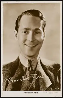 American Film Stars Drucke: Franchot Tone / Mgm