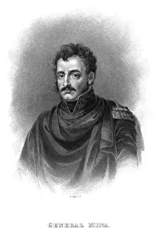 Napoleonic Wars Spain Drucke: Francisco Mina - 1