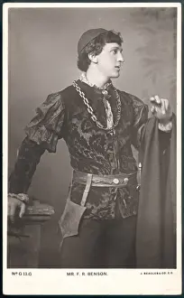 Victorian Era Theatre Drucke: Frank Robert Benson